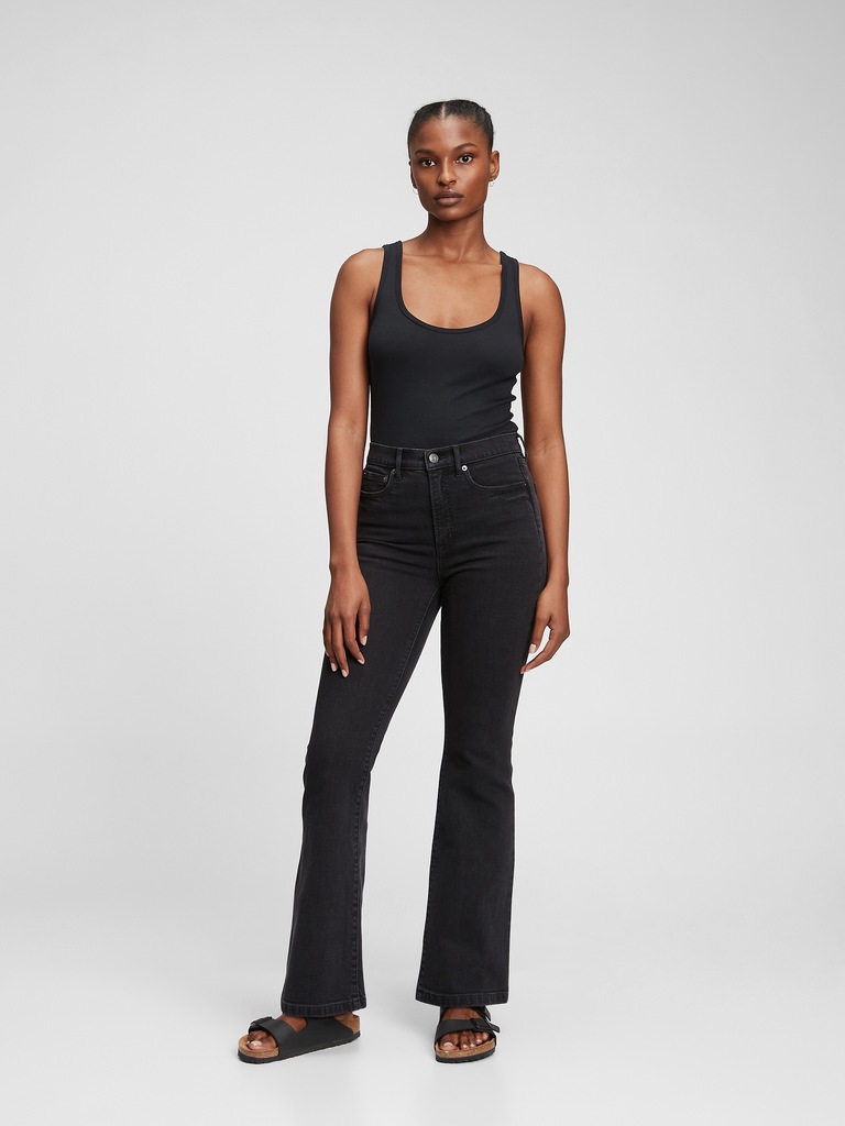 High Rise '70s Flare Jeans