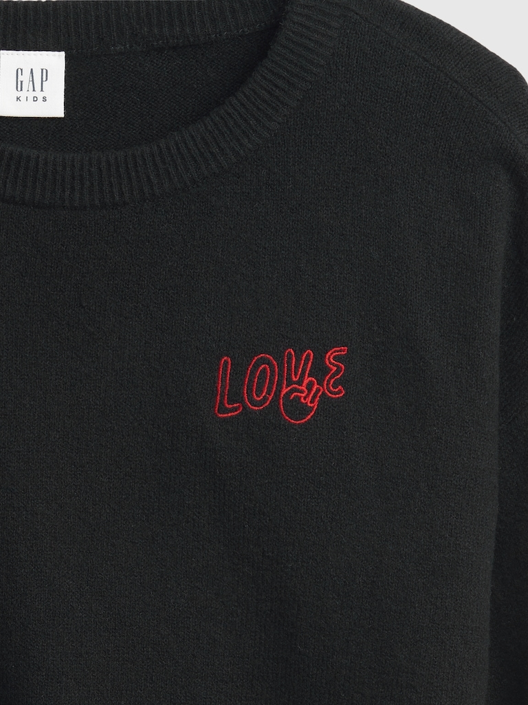 Kids Embroidered Sweater