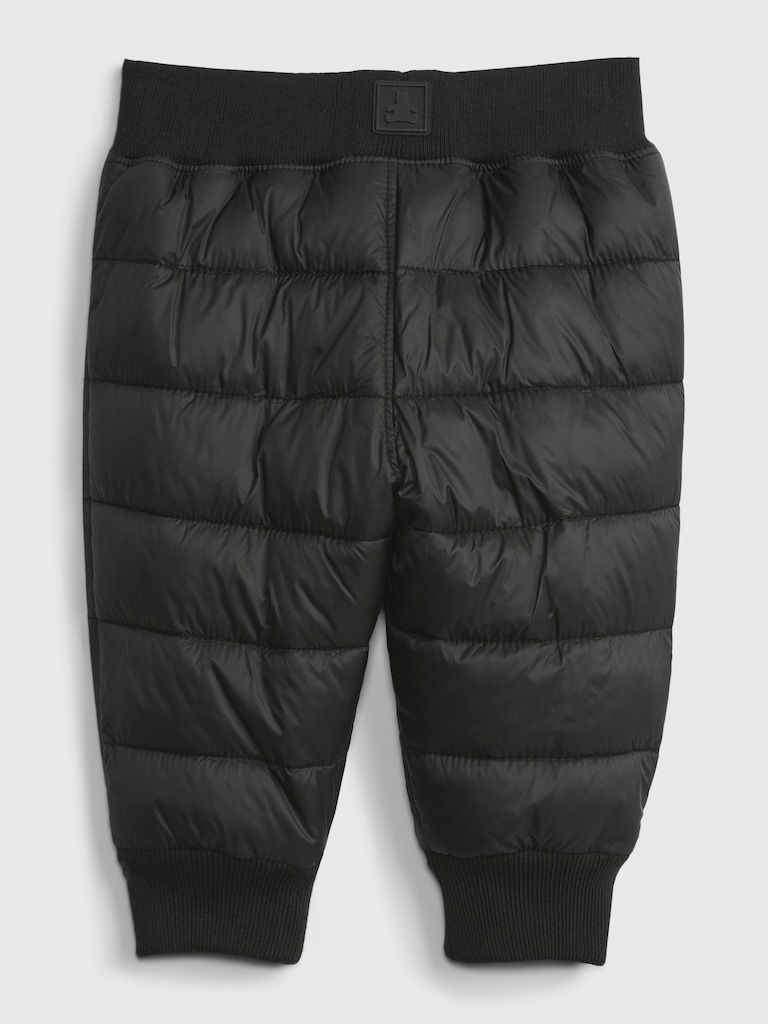 Baby 100% Recycled Nylon Pull-On Puffer Pants