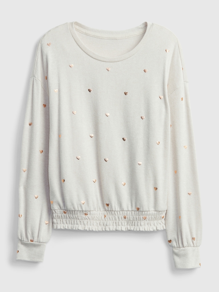 Kids Softspun Smocked T-Shirt