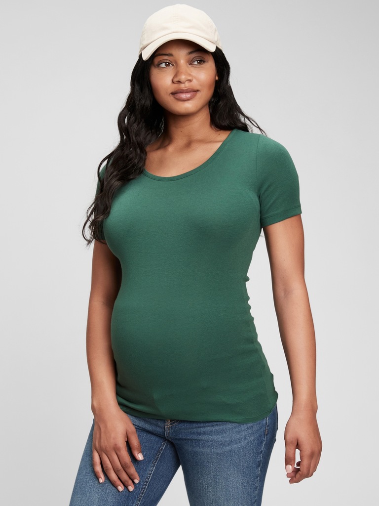 Maternity Modern Crewneck T-Shirt
