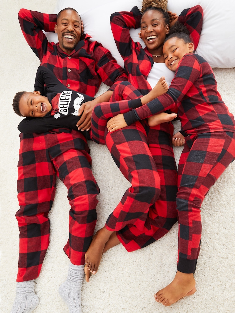 Matching Plaid Flannel Pajama Pants