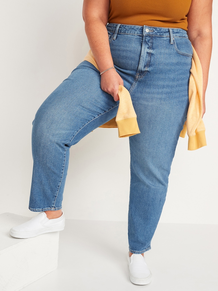 Higher High-Waisted O.G. Straight Jeans