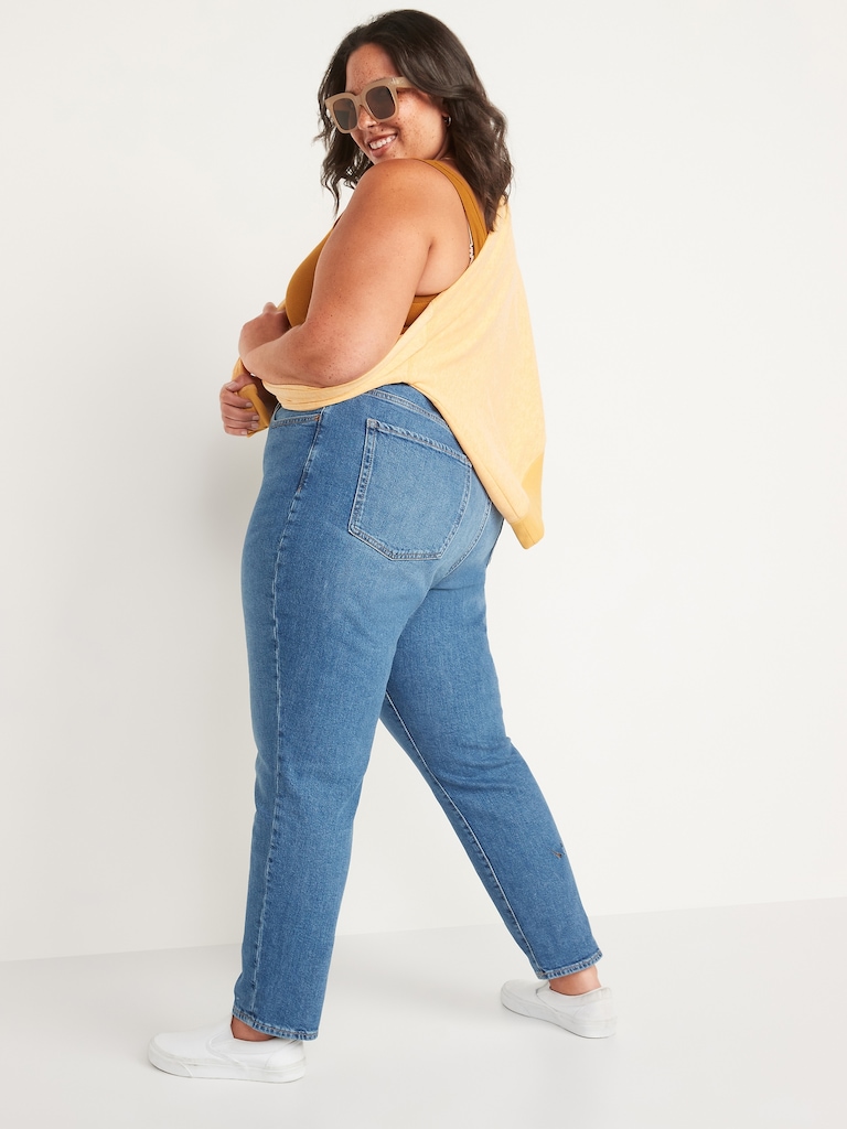 Higher High-Waisted O.G. Straight Jeans