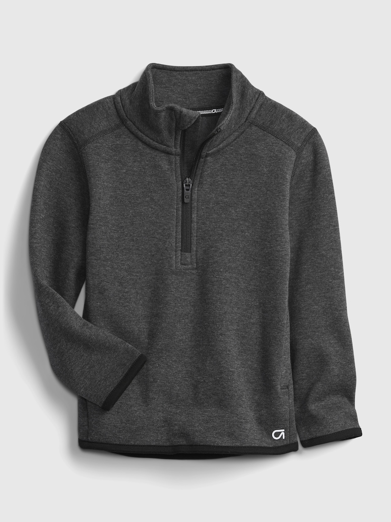 Chandail en coton ouaté douillet Tech GapFit à demi-glissière pour Tout-petit