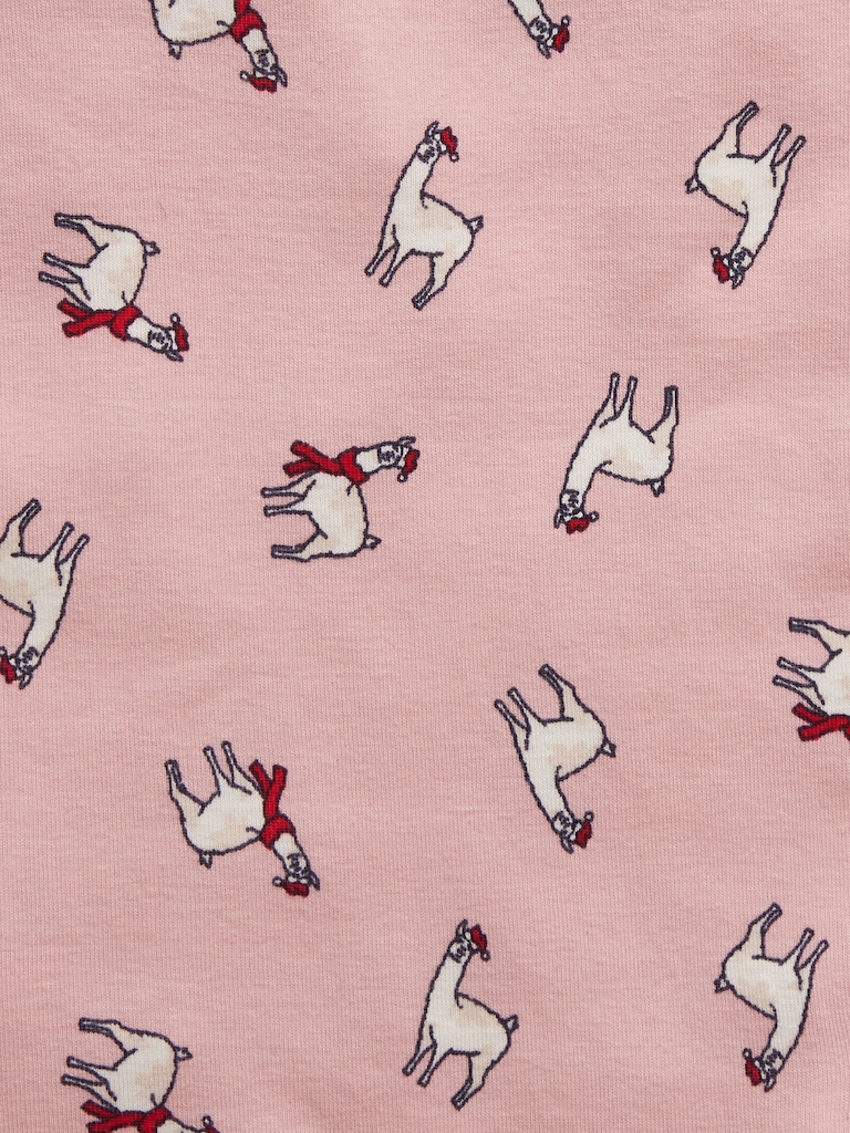 babyGap 100% Organic Cotton Llama Print PJ Set
