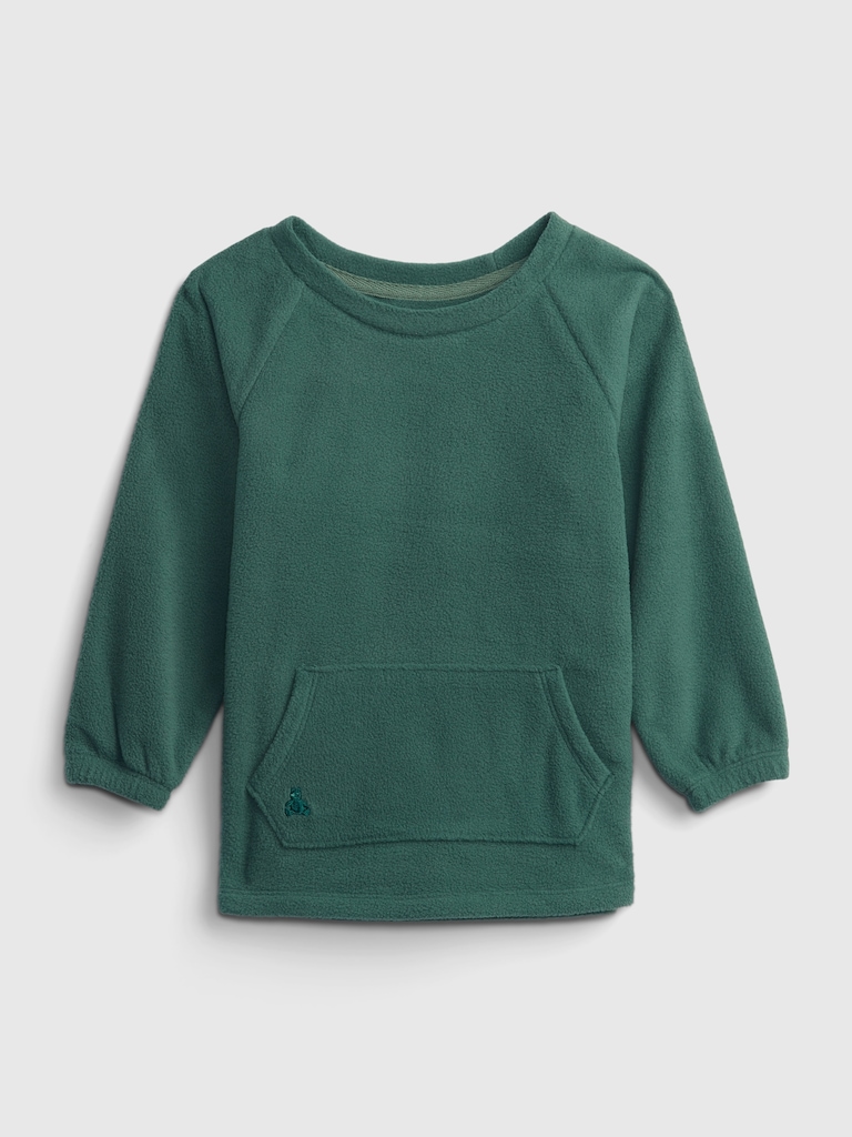 Toddler Recycled Polyester Fleece Crewneck Sweatshirt