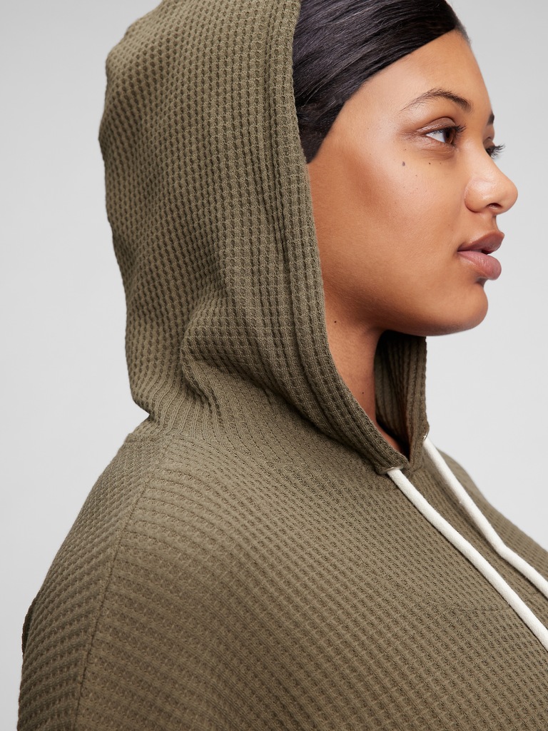Maternity Waffle Hoodie