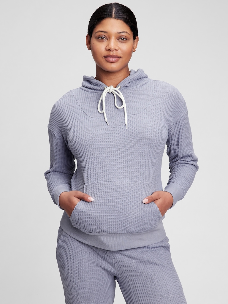 Maternity Waffle Hoodie