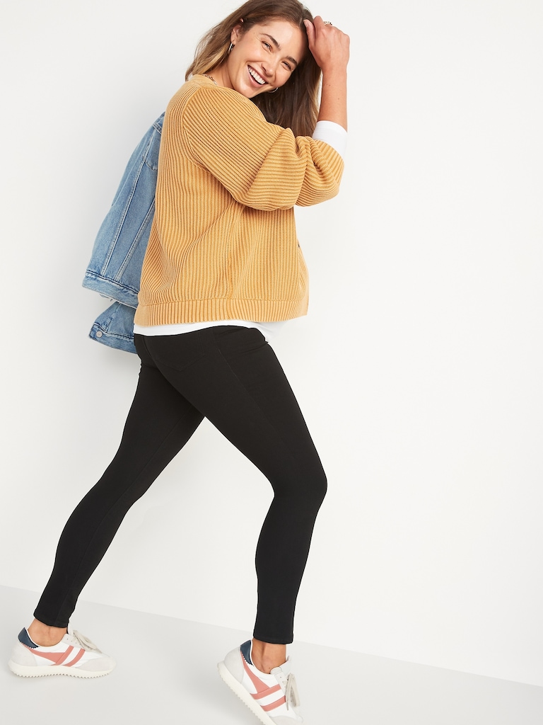 Maternity Full-Panel Rockstar Super Skinny Jeans