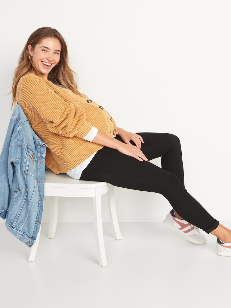 Maternity Full-Panel Rockstar Super Skinny Jeans