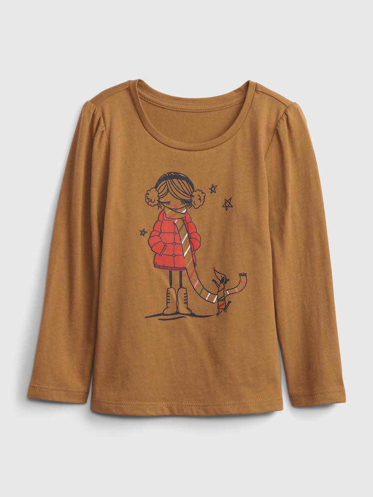 Toddler Organic Cotton Mix and Match Holiday Graphic T-Shirt