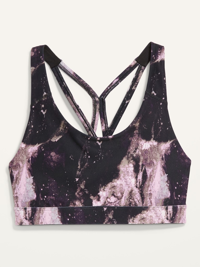 Medium Support PowerPress Strappy Sports Bra for Women XS-XXL