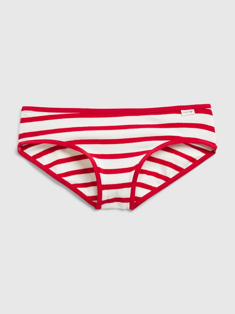 Kids Organic Cotton Print Bikini Briefs (5-Pack)
