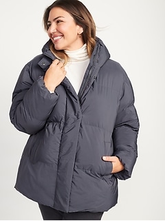 old navy plus size puffer coat