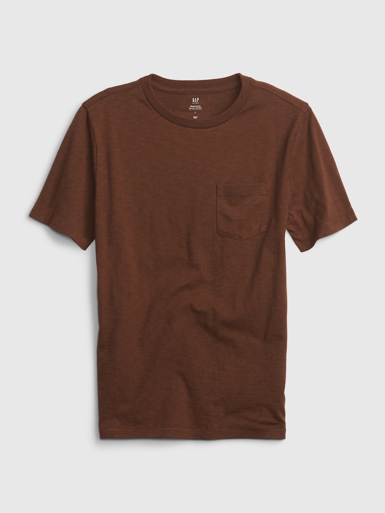 Kids Organic Cotton Pocket T-Shirt