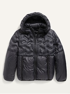 Oldnavy Water-Resistant Packable Hooded Puffer Jacket for Boys