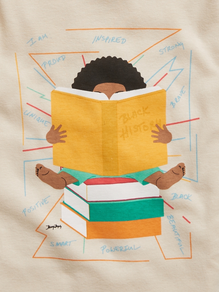 babyGap 100% Organic Cotton Black History Graphic PJ Set