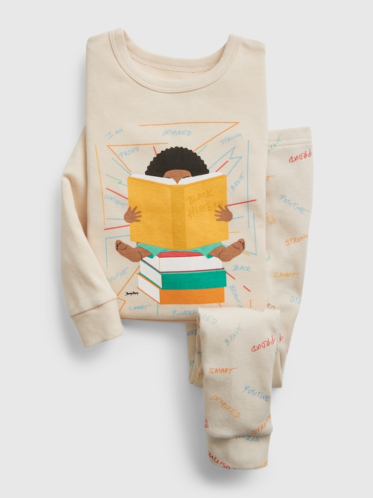 babyGap 100% Organic Cotton Black History Graphic PJ Set