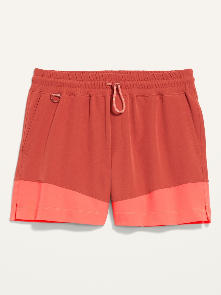 High-Waisted StretchTech Water-Repellent Shorts -- 4.5-inch inseam