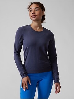 athleta running tops