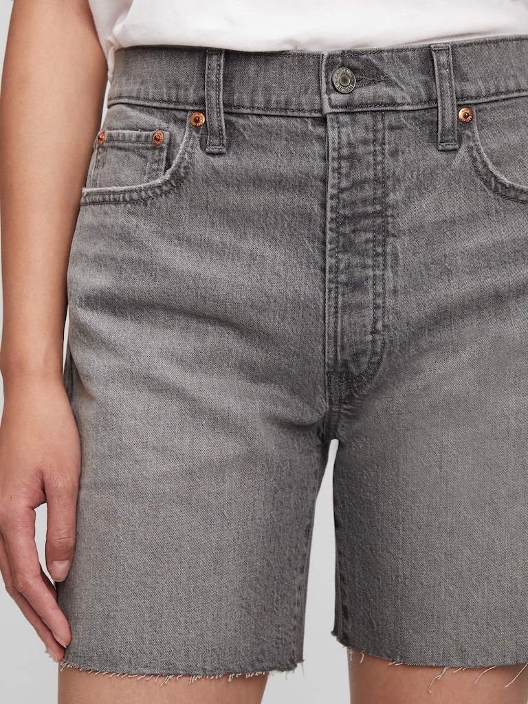 6" High Rise Cheeky Midi Shorts