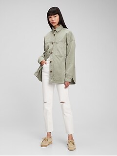 gap shirt jacket womens