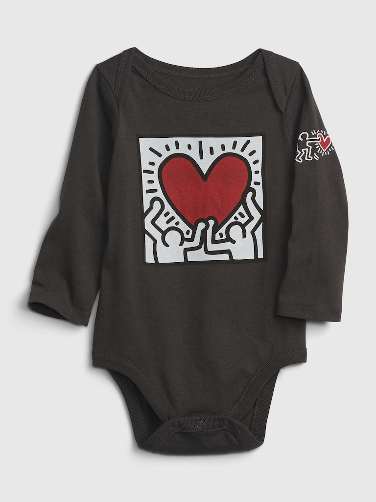 Keith Haring Baby 100% Organic Cotton Graphic Bodysuit
