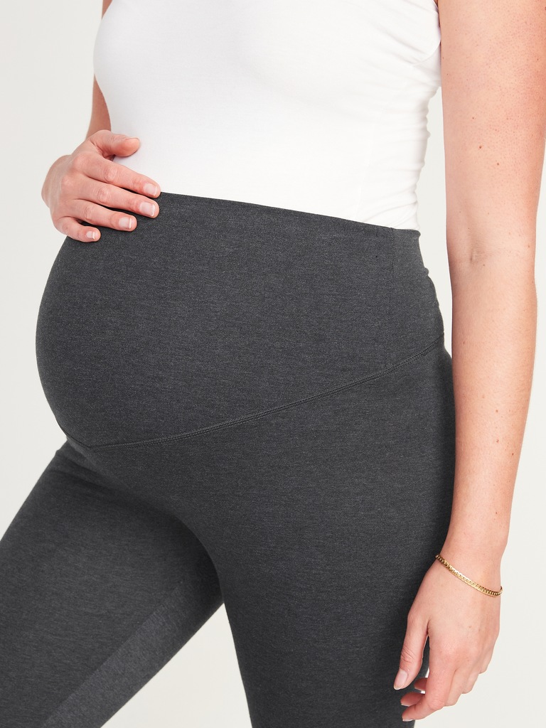 Maternity Full Panel Cropped Leggings