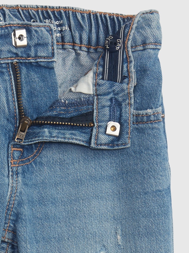 Toddler Embroidered '90s Loose Fit Jeans