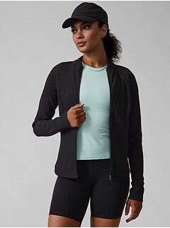 athleta bomber jacket
