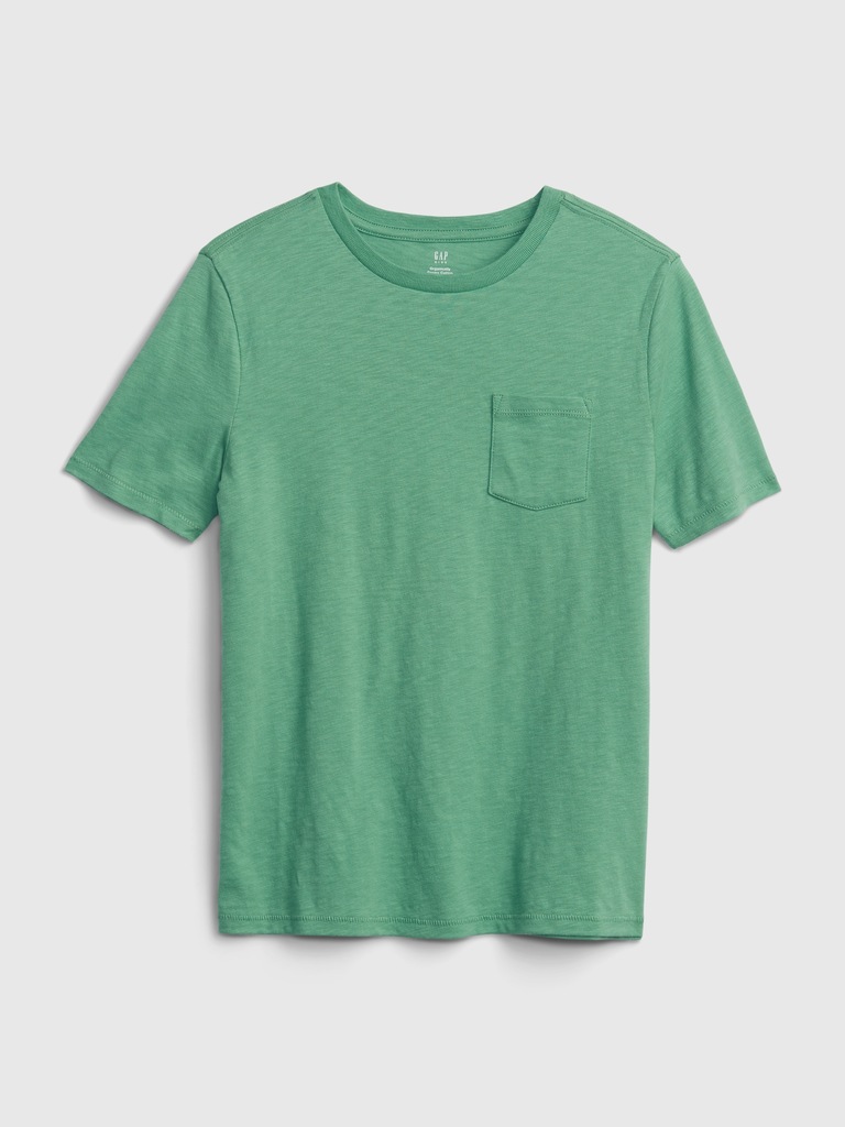 Kids Organic Cotton Pocket T-Shirt
