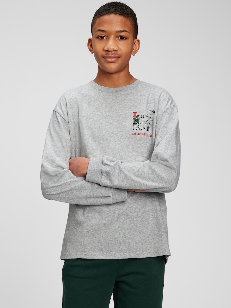 Teen Home Alone 100% Organic Graphic T-shirt