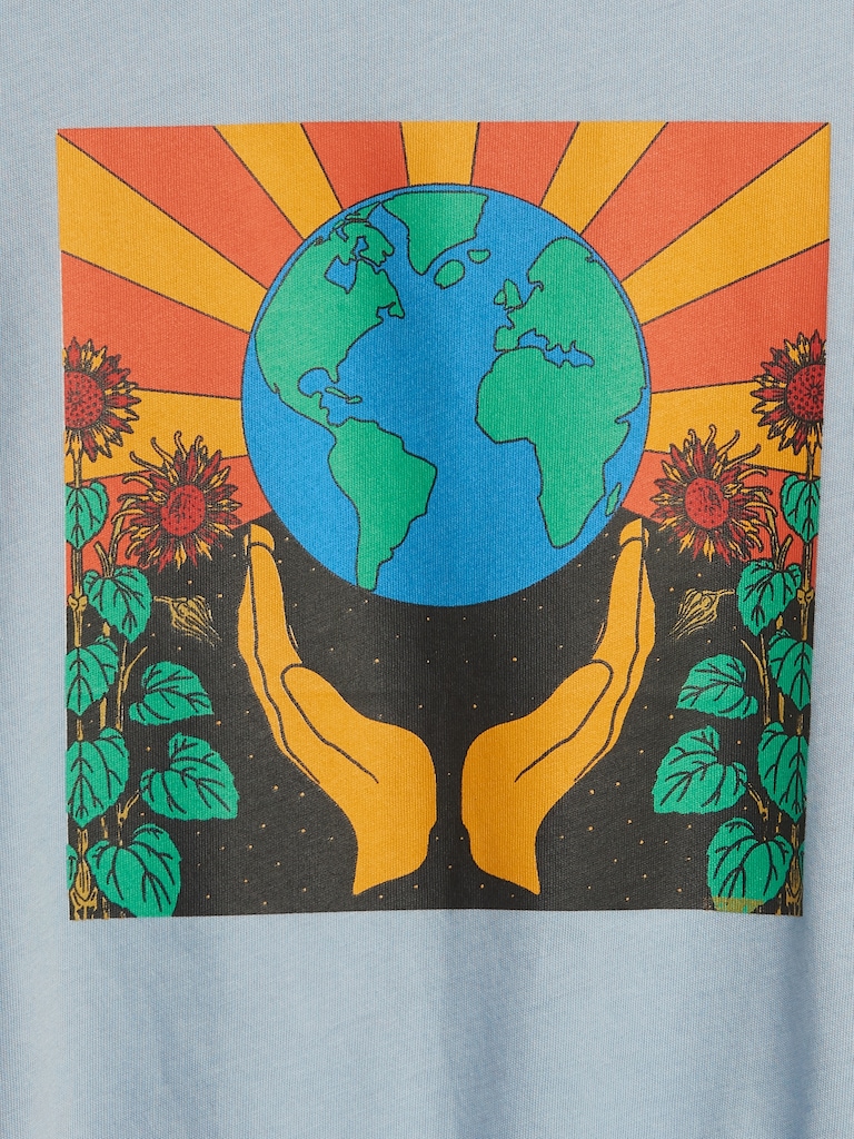 Gap x Yen Ospina Kids 100% Organic Cotton Graphic T-Shirt