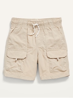 Details about   Toddler Boys Pull On Canvas Old Navy Cargo Shorts TROPICAL Leaves 12M 18M ~NEW 