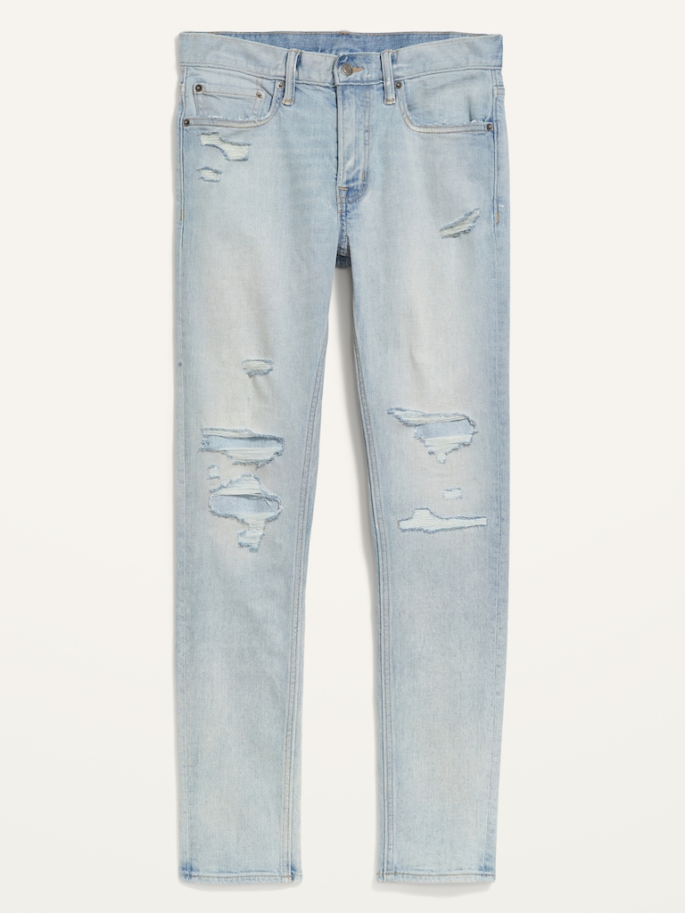 Skinny Built-In Flex Ripped Jeans