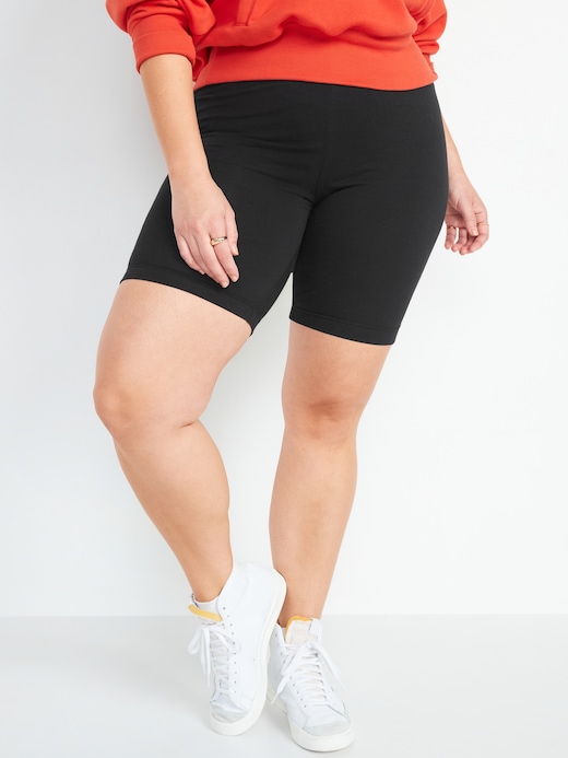 High High-Waisted Biker Shorts -- 8-inch inseam clearance deal