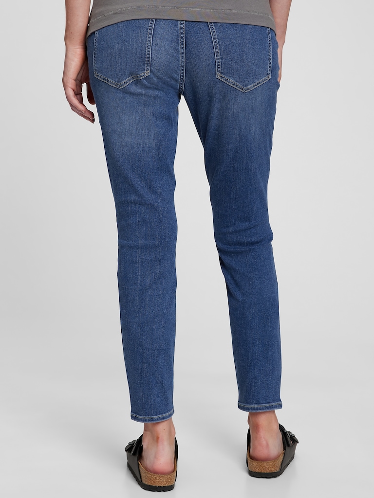 Maternity Inset Panel Skinny Jeans
