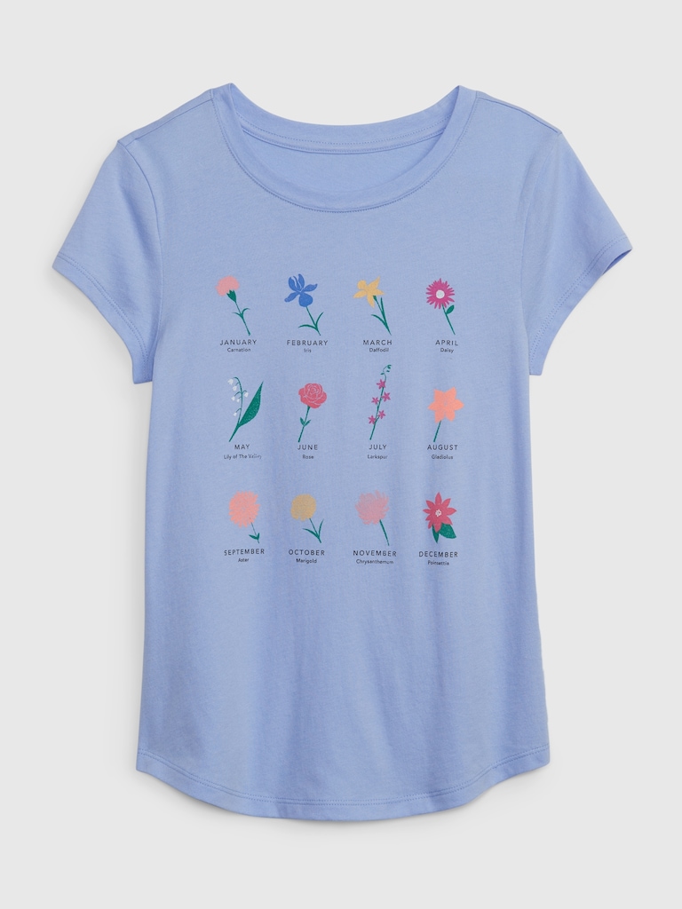 Kids 100% Organic Cotton Graphic T-Shirt