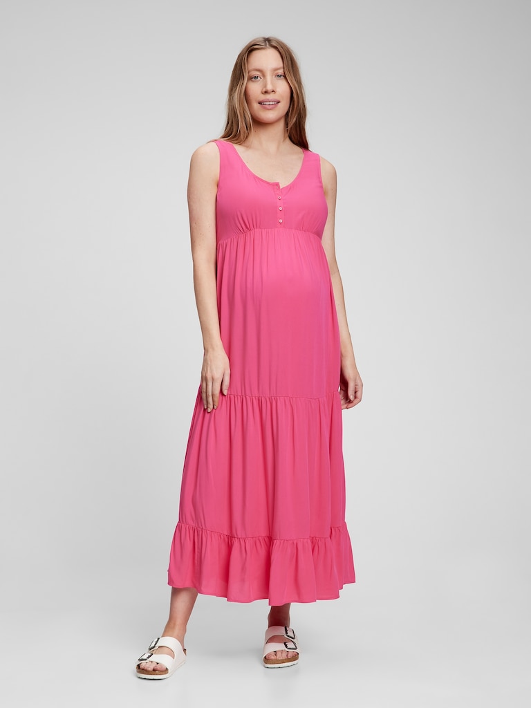 Maternity Maxi Tank Dress