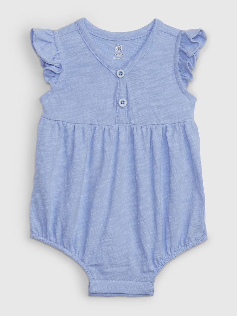 Baby Henley Bubble Shorty