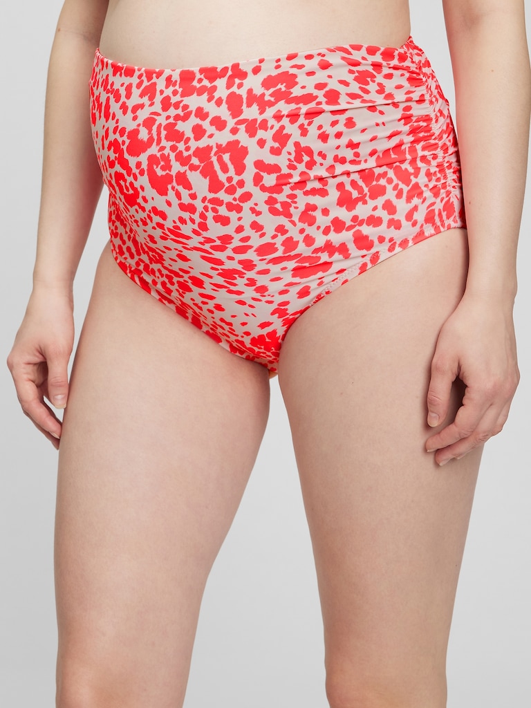 Maternity Recycled Gathered Swim Bottom