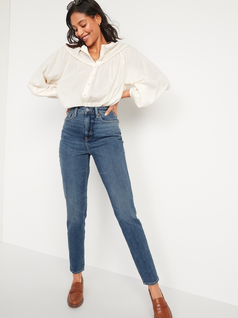 Higher High-Waisted O.G. Straight Jeans