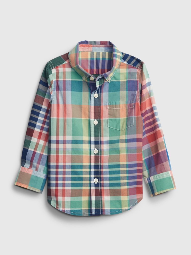 Toddler Poplin Button-Down Shirt