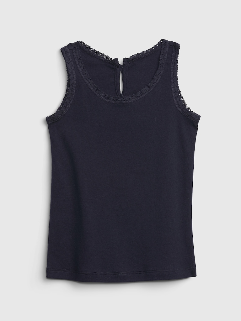 Toddler Lace Trim Tank Top