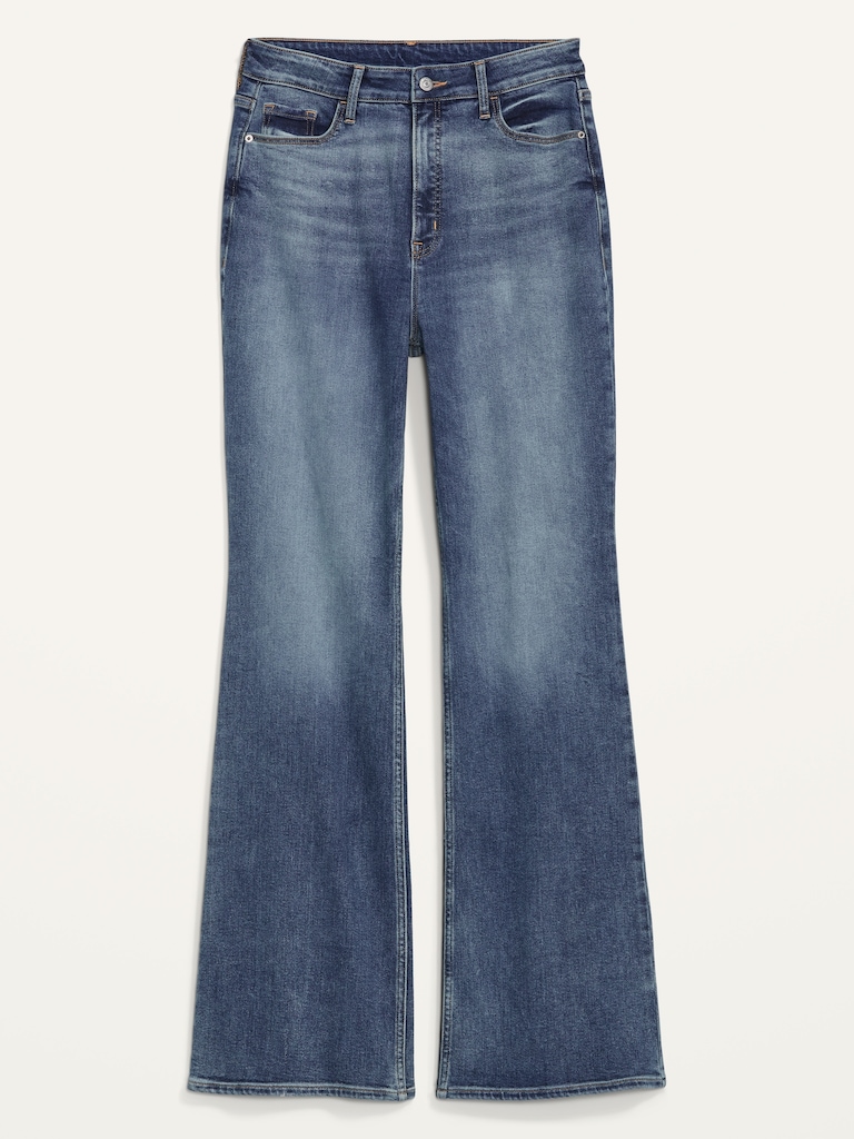Higher High-Waisted Flare Jeans