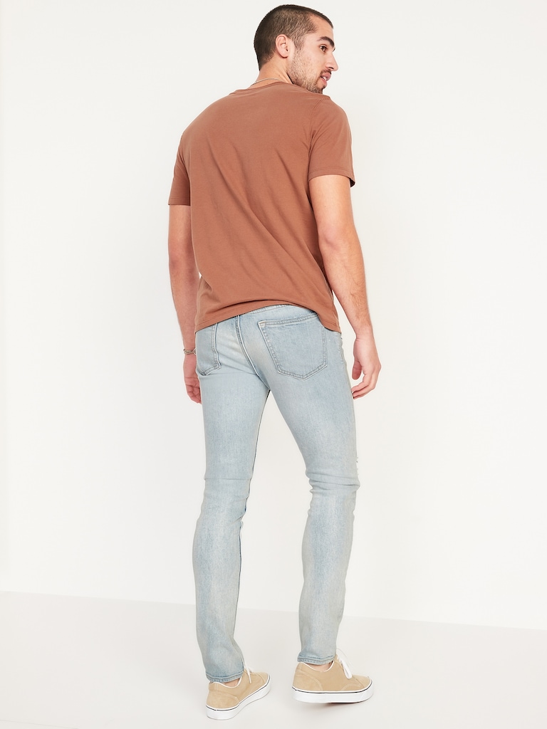 Skinny Built-In Flex Ripped Jeans