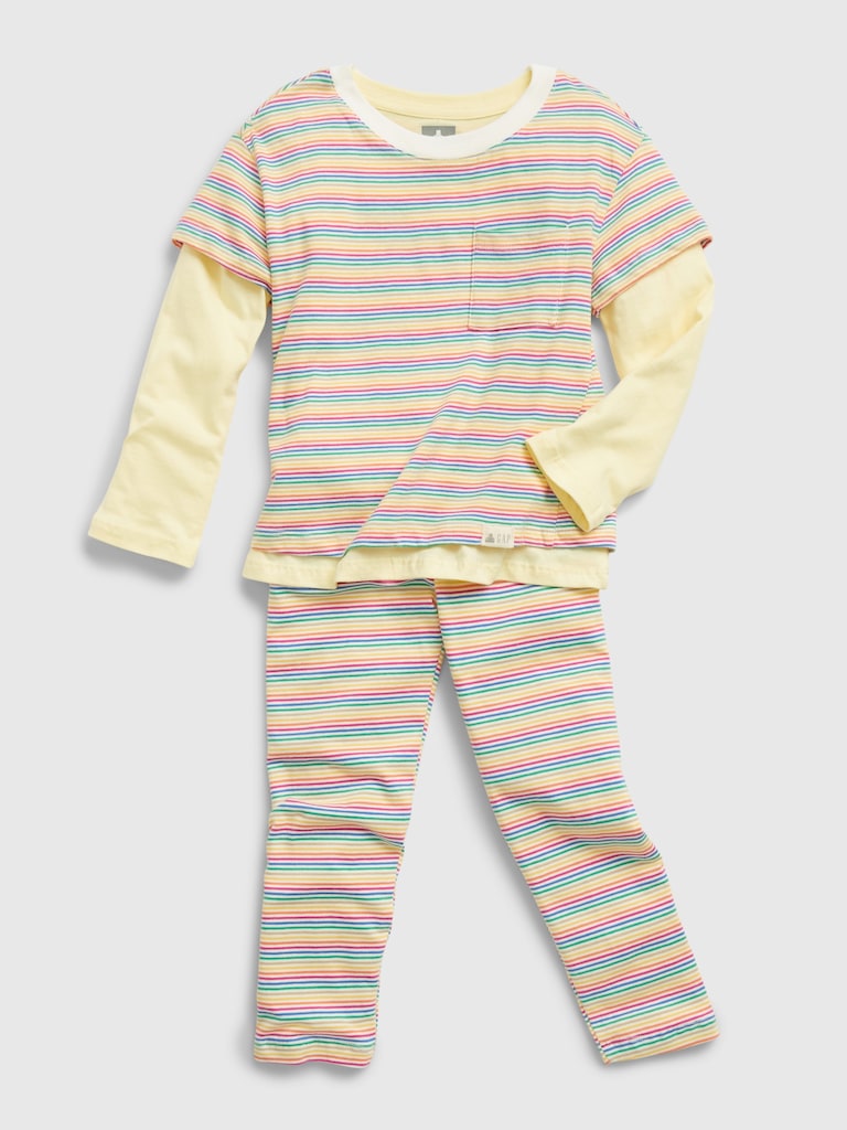 Toddler 100% Organic Cotton Mix & Match 3-Piece Outfit Set