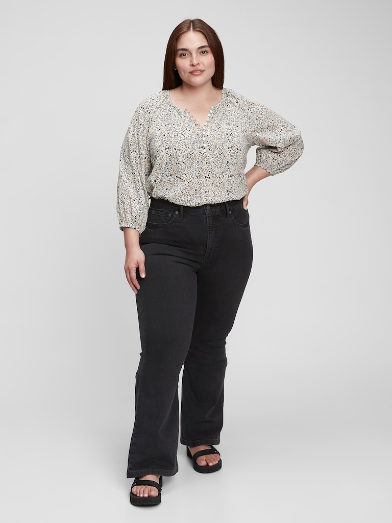 High Rise '70s Flare Jeans