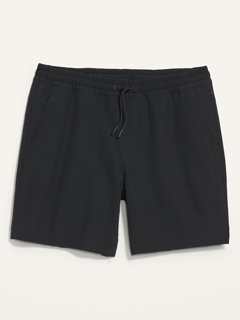 StretchTech Water-Repellent Jogger Shorts -- 7-inch inseam